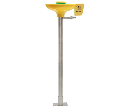 Eye wash stands and racks