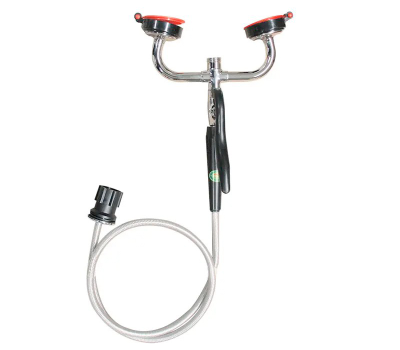 Eye washers with one or two heads