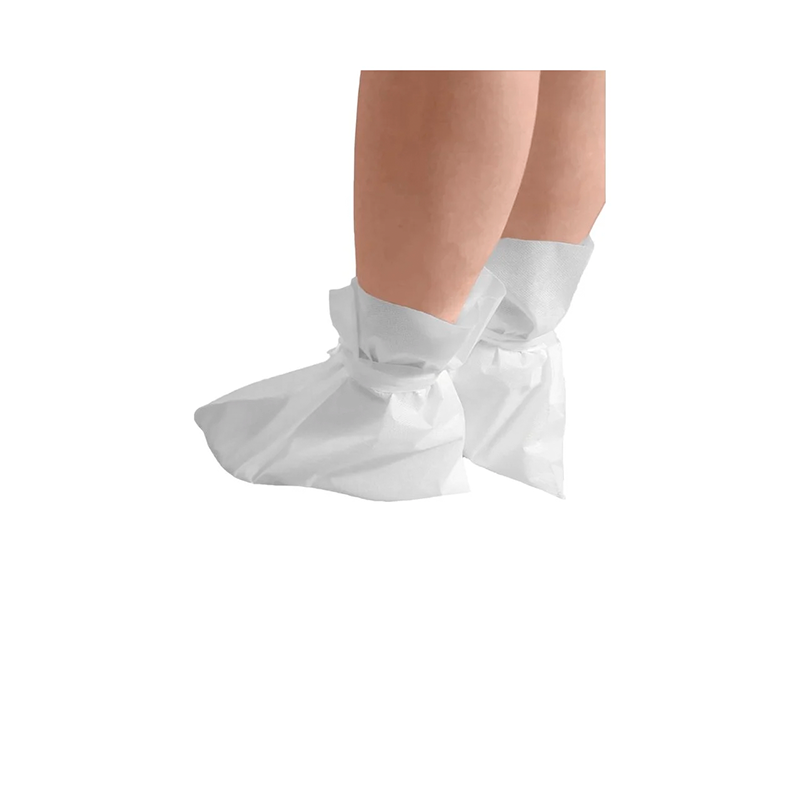 Бахилы из нетканого материала хим.нитей SPUNBOND (30г/м2) на завязках